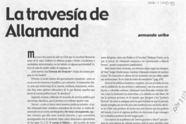 La travesía de Allamand La travesía de Allamand