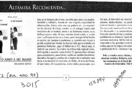 Yo amo a mi mami  [artículo].