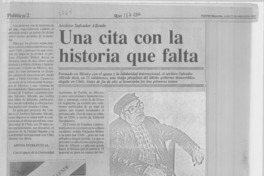 Una Cita con la historia que falta Una Cita con la historia que falta