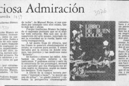 Silenciosa admiración  [artículo] Luis Vargas Saavedra.