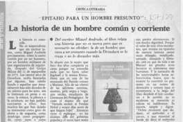 La historia de un hombre común y corriente  [artículo] C. D.
