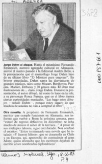 Agenda  [artículo].