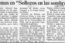 Poemas en "Sollozos en las sombras"  [artículo] Héctor Suazo.