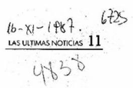 Llega hoy escritor peruano  [artículo].