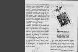 Lecturas  [artículo] Eduardo Guerrero.