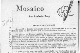 Mosaico  [artículo] Abelardo Troy.