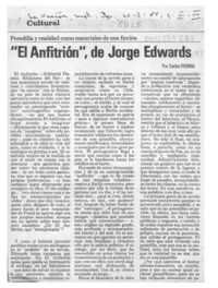 "El anfitrión", de Jorge Edwards  [artículo] Carlos Iturra.