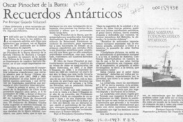 Base soberanía y otros recuerdos antárticos Base soberanía y otros recuerdos antárticos