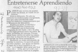 Entretenerse aprendiendo  [artículo].