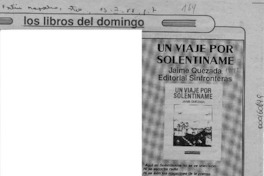 Un Viaje por Solentiname  [artículo].
