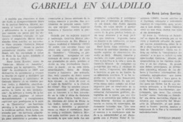Gabriela en Saladillo Gabriela en Saladillo