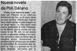 Nueva novela de Poli Délano Nueva novela de Poli Délano