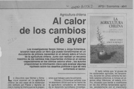 Al calor de los cambios de ayer  [artículo] H. T.