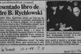 Presentado libro de padre B. Rychlowski  [artículo].