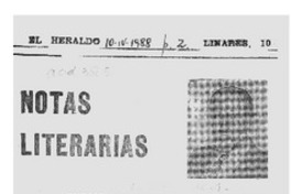 Notas literarias  [artículo] Mesa Seco.