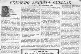 Eduardo Anguita Cuéllar  [artículo] Héctor Leiva Oyarzún.