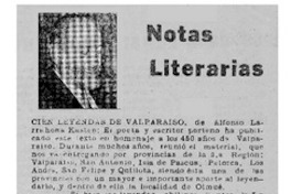 Notas literarias