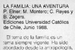 La familia, una aventura