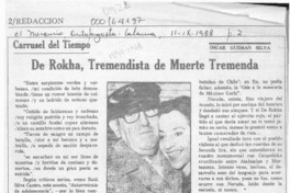 De Rokha, tremendista de muerte tremenda De Rokha, tremendista de muerte tremenda