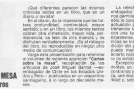 Cartas sobre la mesa Cartas sobre la mesa