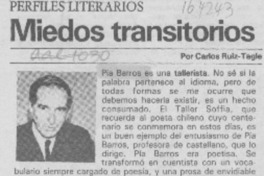 Miedos transitorios Miedos transitorios