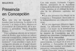 Presencia en Concepción Presencia en Concepción
