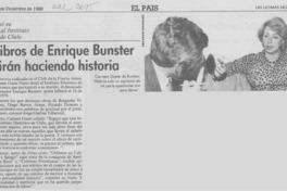 Los Libros de Enrique Bunster seguirán haciendo historia Los Libros de Enrique Bunster seguirán haciendo historia