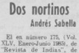 Dos nortinos