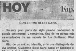 Guillermo Blest Gana