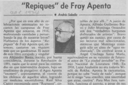 "Repiques" de Fray Apenta "Repiques" de Fray Apenta