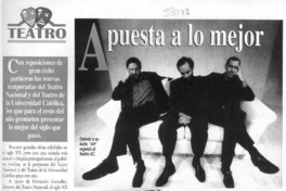 Apuesta a lo mejor