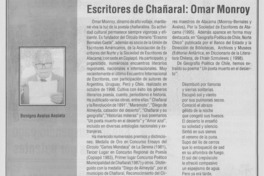 Escritores de Chañaral: Omar Monroy Escritores de Chañaral: Omar Monroy