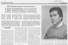 Los destinatarios de un poeta iquiqueño