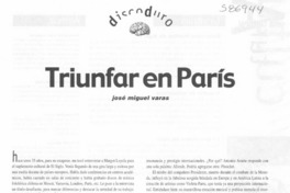Triunfar en París Triunfar en París