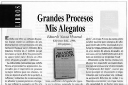 Grandes procesos, mis alegatos Grandes procesos, mis alegatos