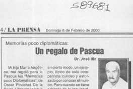 Un regalo de Pascua  [artículo] José Ilic