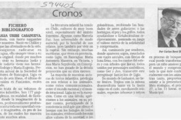 Ligia Uribe Casanueva  [artículo] Carlos René Ibacache I.