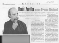 Raúl Zurita nuevo Premio Nacional  [artículo] Ximena Villanueva