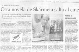 Otra novela de Skármeta salta al cine Otra novela de Skármeta salta al cine