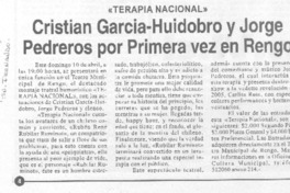 Cristián García-Huidobro y Jorge Pedreros por primera vez en Rengo Cristián García-Huidobro y Jorge Pedreros por primera vez en Rengo