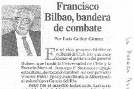 Francisco Bilbao, bandera de combate Francisco Bilbao, bandera de combate