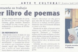 Su primer libro de poemas. Su primer libro de poemas.