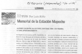 Memorial de la Estación Mapocho. Memorial de la Estación Mapocho.