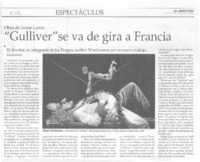 "Gulliver" se va de gira a Francia