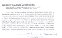 Dioses y diablos mediáticos.