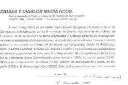 Dioses y diablos mediáticos.