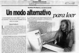 Un modo alternativo para leer  [artículo] Manuel Parkes N.