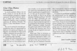 César Díaz-Muñoz Cormatches  [artículo] Jaime González Gajardo