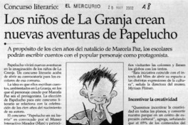 Los niños de La Granja crean nuevas aventuras de Papelucho  [artículo]
