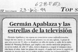 Germán Apablaza y las estrellas de la televisión Germán Apablaza y las estrellas de la televisión